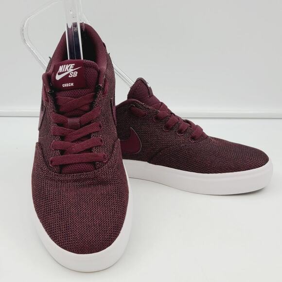 Nike SB Check Solar 921464-600 Red Casual Shoes Sneakers Women’s Size 7 EUC - Picture 1 of 8
